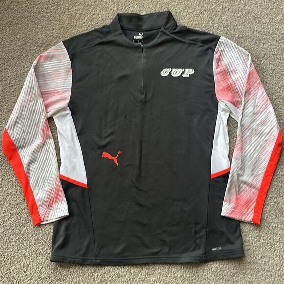 Rare! Puma Mens Individual“CUP” Training  1/4 Zip Top! - Picture 15 of 15